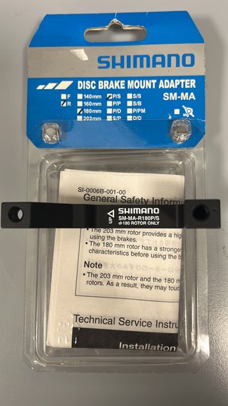 Adaptador Pinza Freno Shimano SM-MA-R180P/S