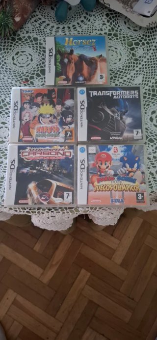 Cajas de juegos Nintendo DS (5 unidades)