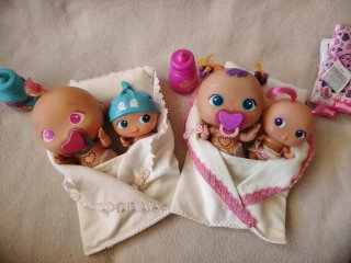 Set de 4 Muñecos Bellies
