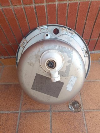 Fregadero de aluminio 1 seno 48cm