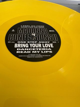 Madonna - Confessions II Vinilo Amarillo