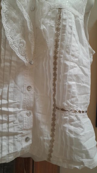Camicetta bianca in cotone
