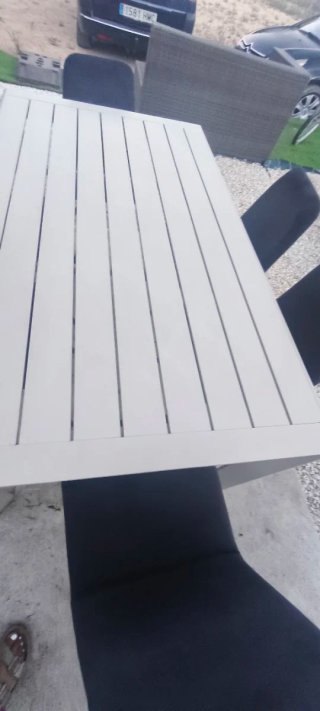 Conjunto de Comedor Exterior , mesa metalica