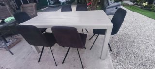Conjunto de Comedor Exterior , mesa metalica