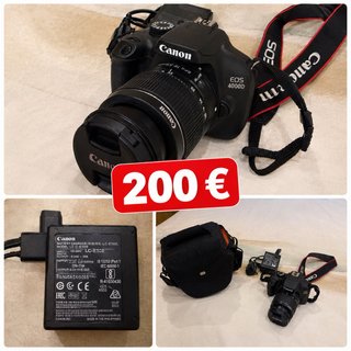 Cámara Canon EOS 4000D + Accesorios