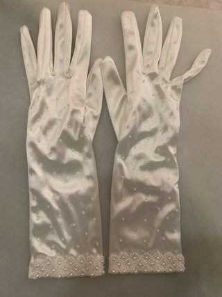 Vestido de Novia Raso Encaje Perlas