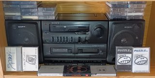 Radio Casete Sony CFS-W455 y Lote de Casetes