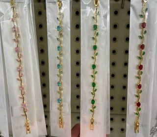 Bracciale FIORE color oro e rosa
