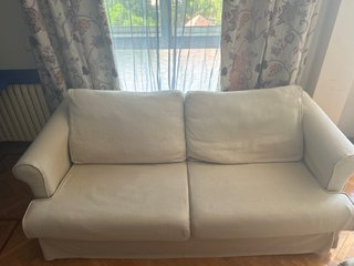 Sofá de 3 plazas beige