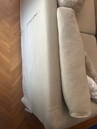 Sofá de 3 plazas beige