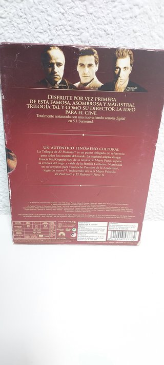 Caja DVD El Padrino: La Remasterización