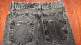 Pull&Bear Jeans Baggy Negros