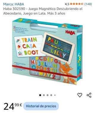 Juego Magnético Haba ABC