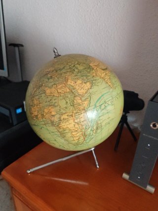 Bola del Mundo Vintage Años 60