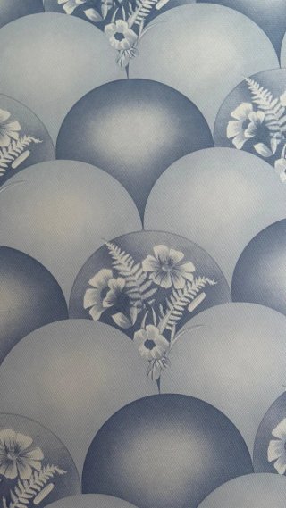 Papel Pintado Vintage con Motivos Florales