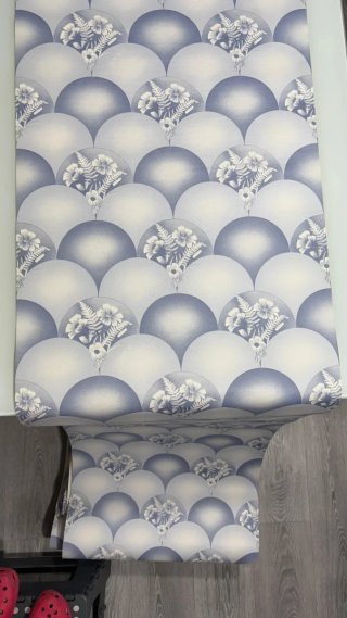 Papel Pintado Vintage con Motivos Florales
