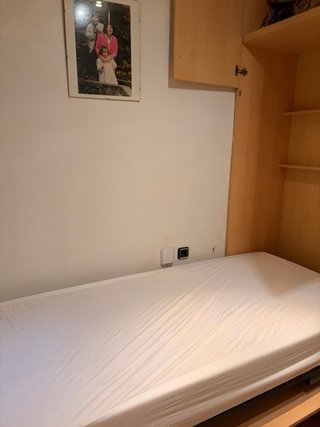 Armario doble con cama plegable