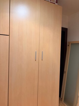 Armario doble con cama plegable