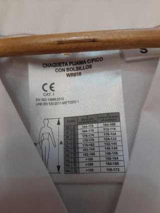 Casaca de laboratorio Talla M y S