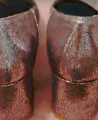 Zapatos Al Bagat dorados/plateados