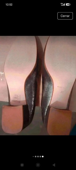 Zapatos Al Bagat dorados/plateados