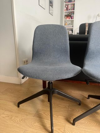 4 Sillas IKEA LÅNGFJÄLL Grises