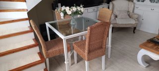Set de 4 Sillas de Mimbre