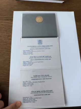 Moneda Conmemorativa 2€ Vaticano 2020