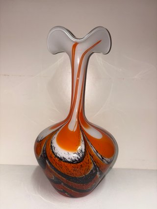 Vaso in vetro opalino