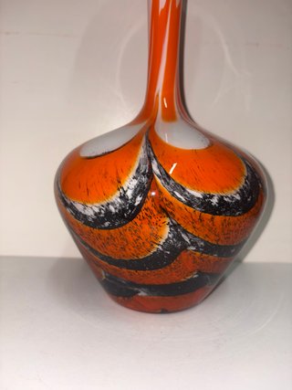 Vaso in vetro opalino