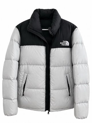 Abrigo The North Face Gris y Negro