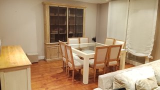 Mesa Comedor Artesanal de hierro forjado y Cristal