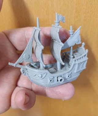 Barco Pirata La Perla Negra 3D