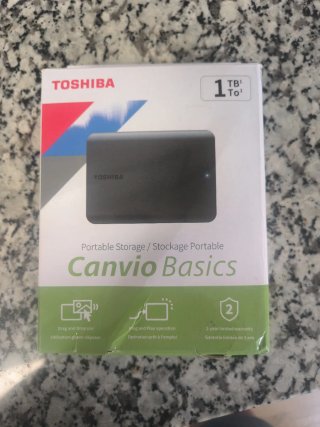 Disco Duro Portátil Toshiba Canvio Basics 1TB