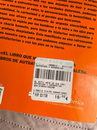 El sutil arte de que (casi todo) te importe una...
