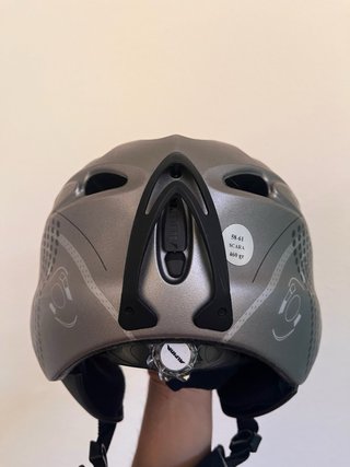 Cascos de Esquí Alpina Negro y gris