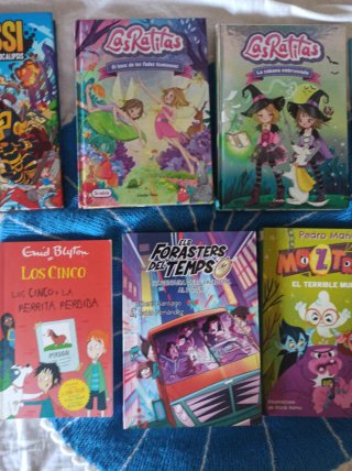 Libros de aventuras infantil 7 unidades .