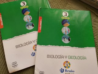 Libros Biología y Geología 3 ESO VOL 1 y 3