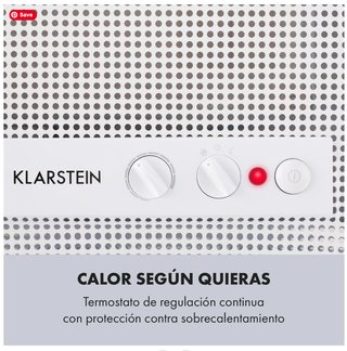 Radiador Secatoallas Infrarrojos Klarstein 1000W