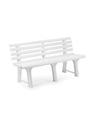 Banco de Resina Blanco