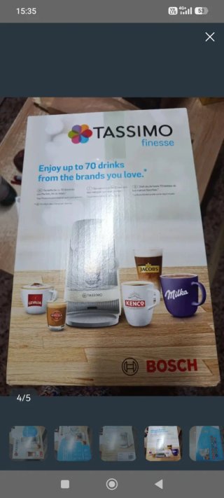 Cafetera Tassimo Bosch Intense One a estrenar