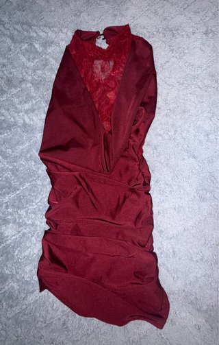 Vestido rojo marca italiana talla única