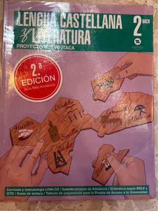 Libro de lenguaje y literatura de segundo bachille
