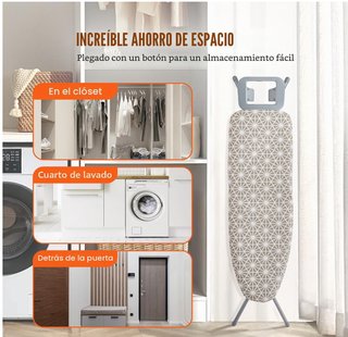 Tabla de planchar VEVOR 110x33 + funda