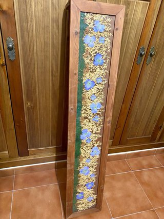 Cortinero floral 125 cm – Decorativo.
