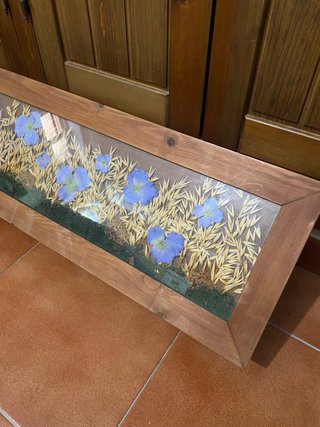 Cortinero floral 125 cm – Decorativo.