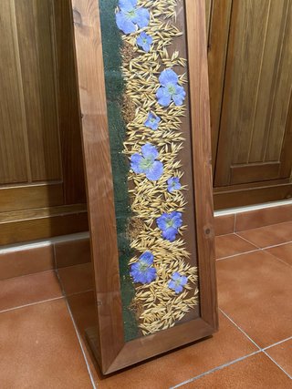 Cortinero floral 125 cm – Decorativo.