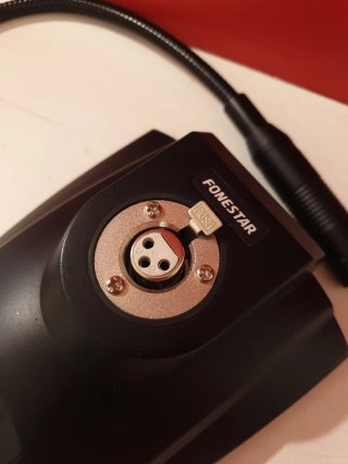 Micrófono con base Fonestar RS-162
