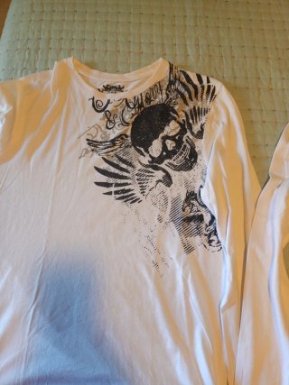 Lote 2 Camisetas Blancas Manga Larga