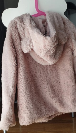 Chaqueta peluche Minnie Mouse rosa
